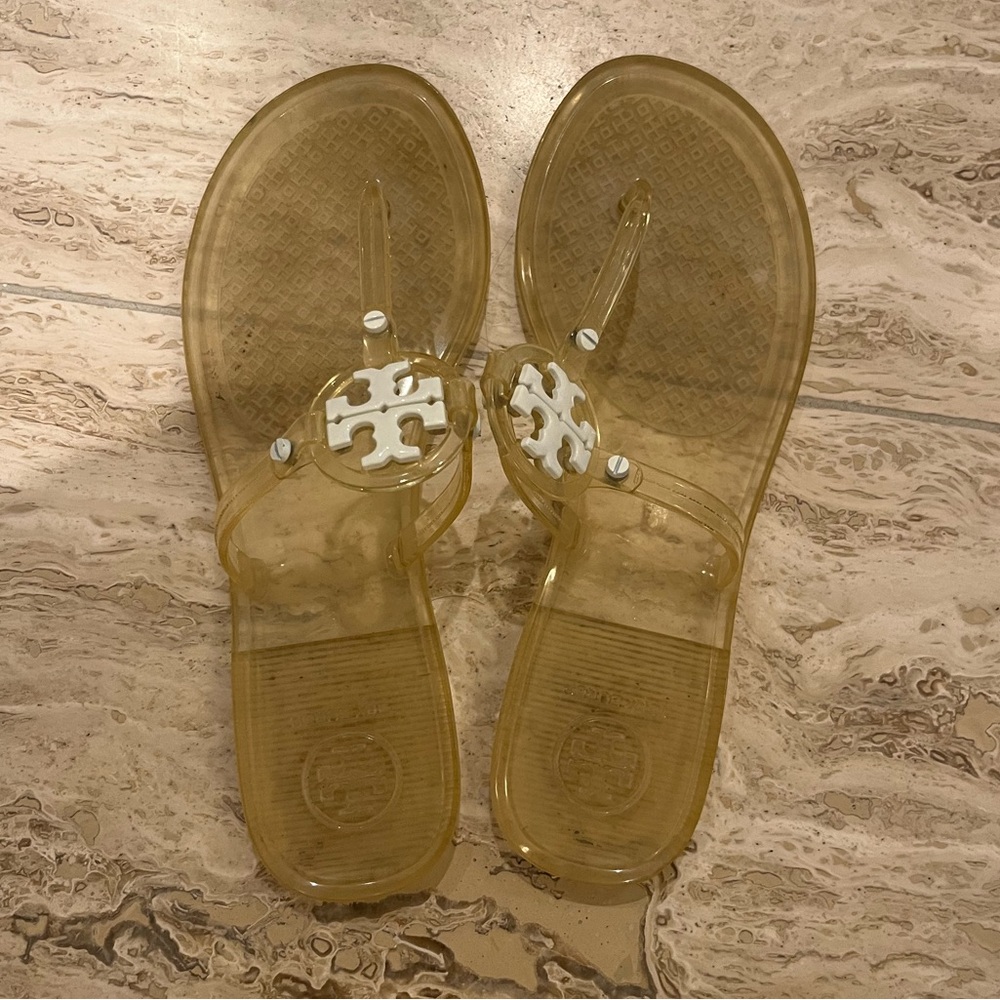 Summer jelly sandals by Tory Burch